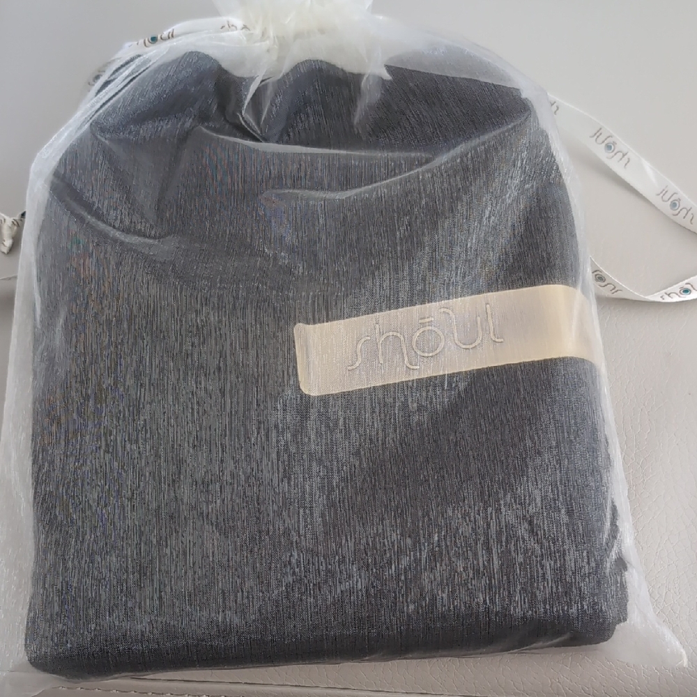Essentials Black Shawl Shoul